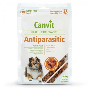 Canvit Antiparasitic - лакомство Канвит для собак с чувствительным пищеварением 200 г (can508815)